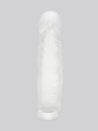 Lovehoney Mega Mighty 1 Extra Inch Silicone Penis Extender Clear, Clear | Clear