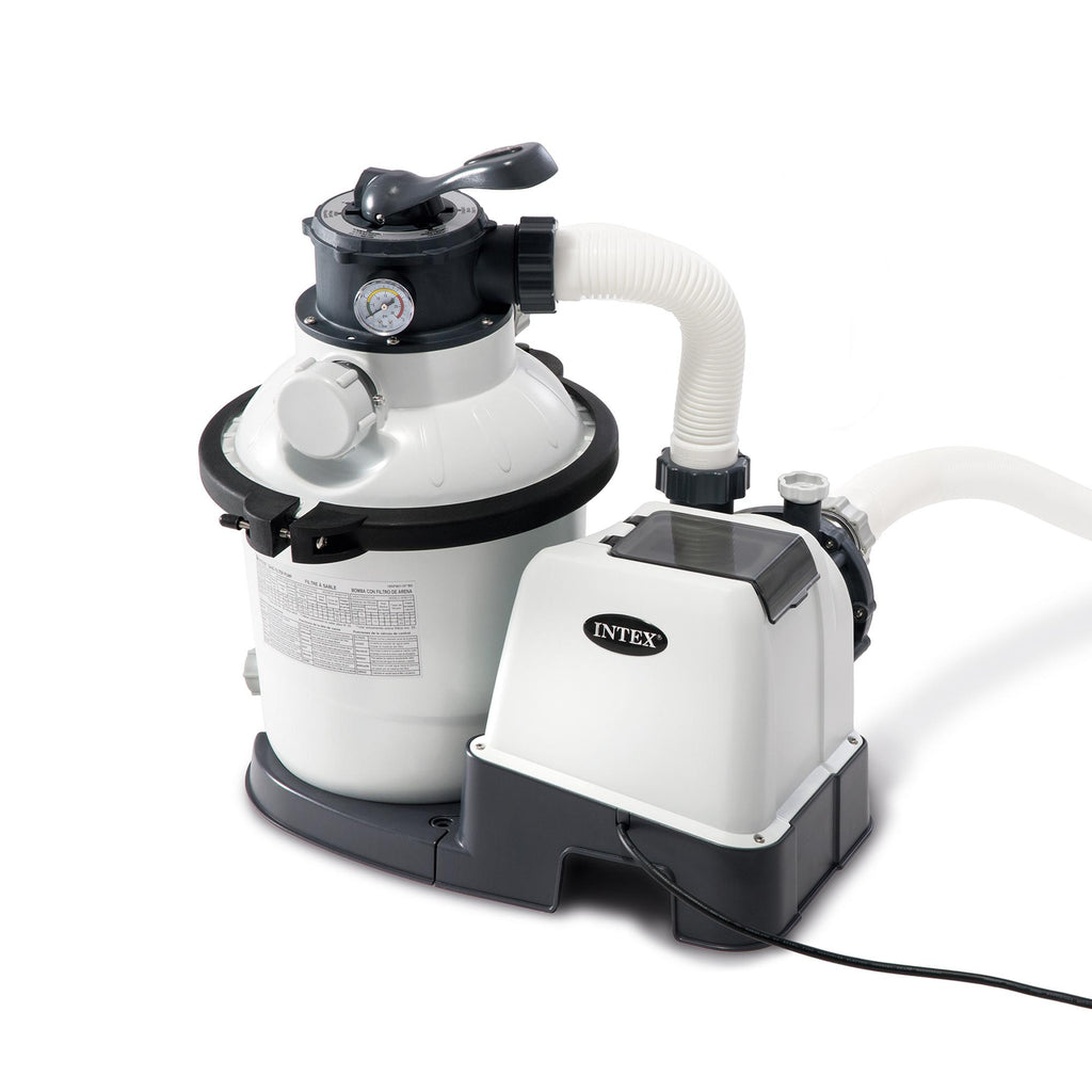intex 10" krystal clear sand filter system