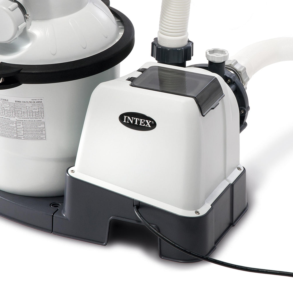 intex 10" krystal clear sand filter system