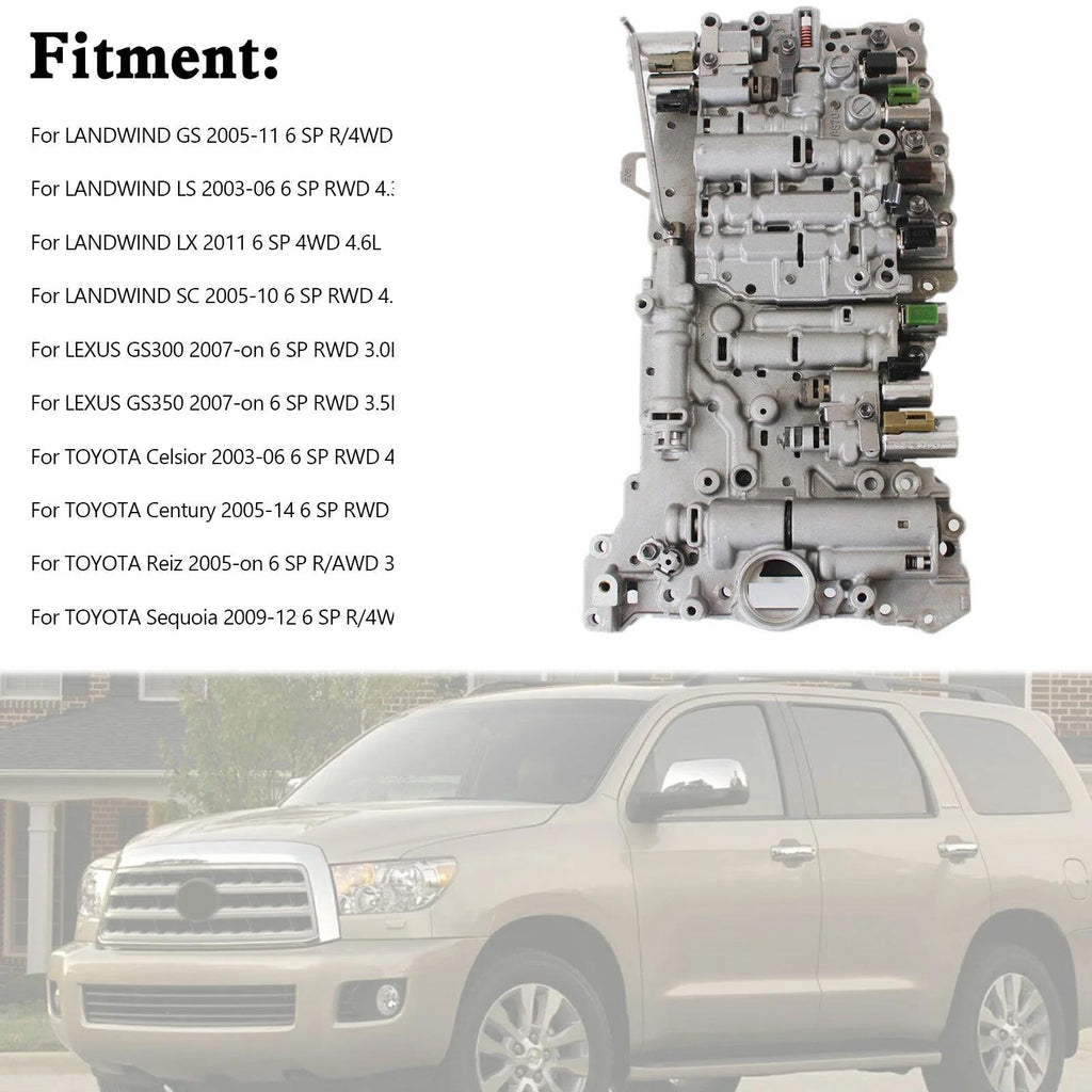2005-2011 LANDWIND GS 6 SP R/4WD 3.0L 3.5L A760 A760E Casting#8870 Transmission Valve Body W/9 Solenoids Generic