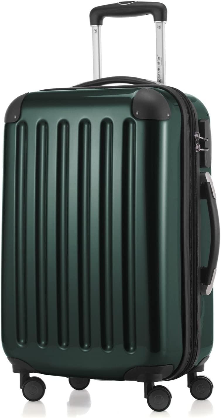 Suitcase, forest green, 55 cm