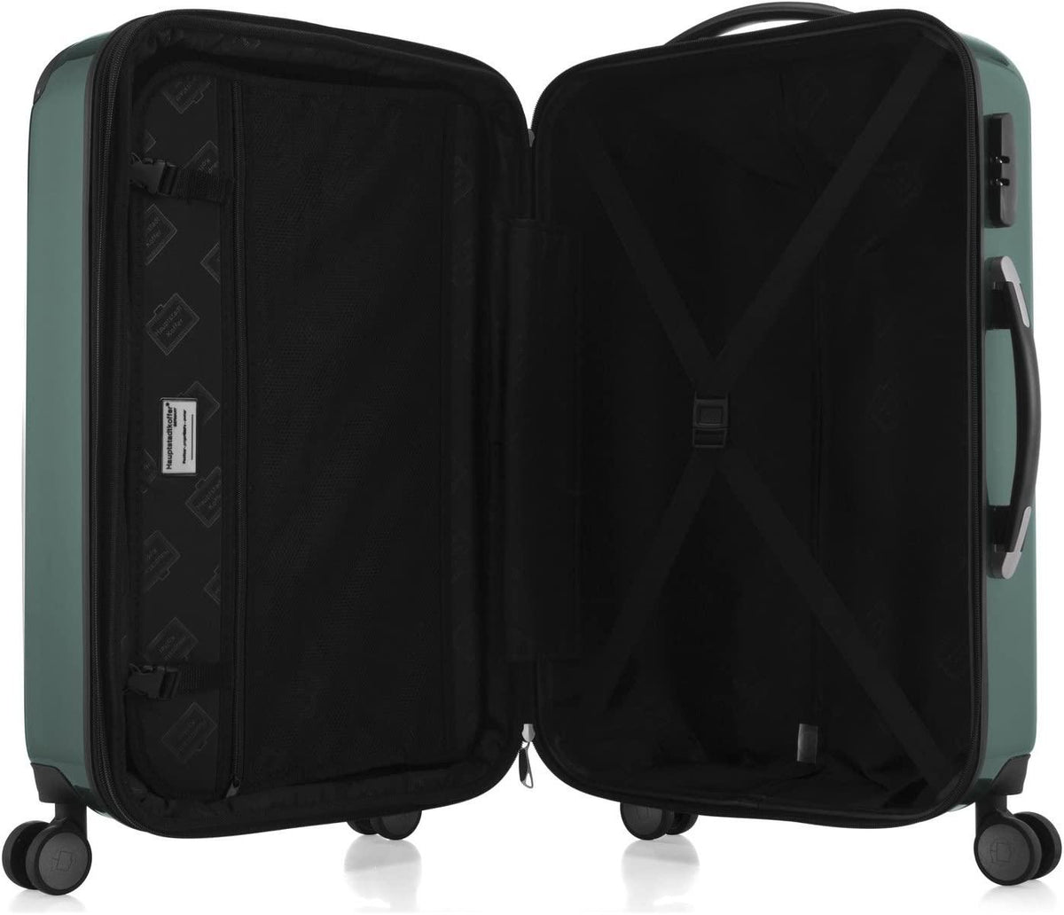 Suitcase, forest green, 55 cm
