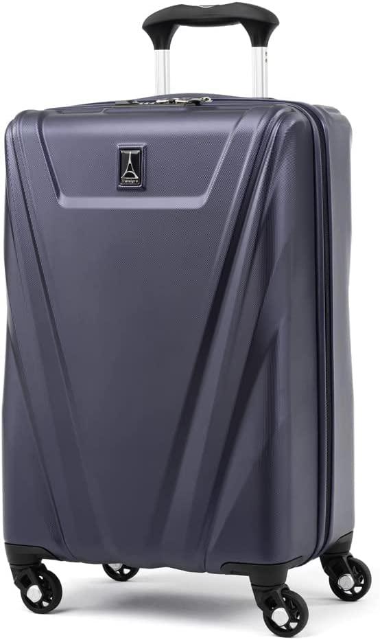 Maxlite 5 Hardside Spinner Wheel Luggage, Midnight Blue Non-Expandable Carry-On 21-Inch