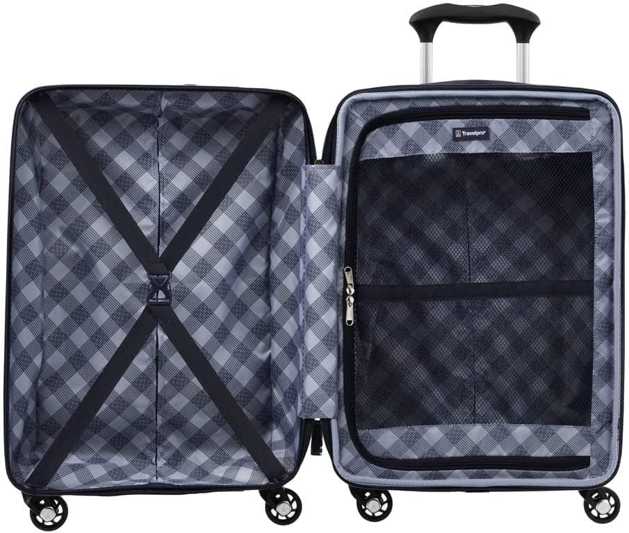 Maxlite 5 Hardside Spinner Wheel Luggage, Midnight Blue Non-Expandable Carry-On 21-Inch