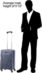 Maxlite 5 Hardside Spinner Wheel Luggage, Midnight Blue Non-Expandable Carry-On 21-Inch