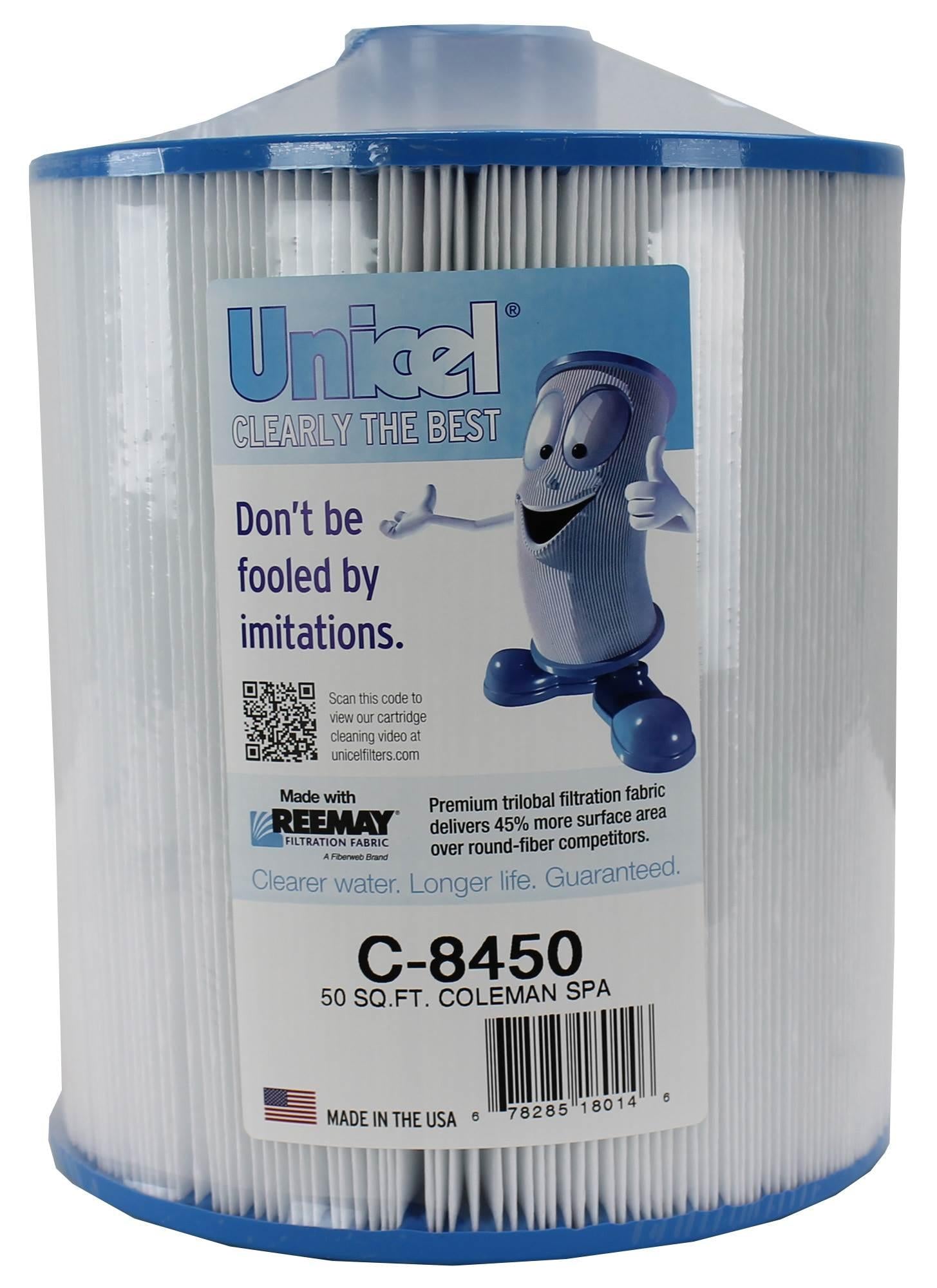 unicel c-8450 spa replacement cartridge filter 50 ft coleman/maax spas (6-pack)