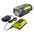 RYOBI Push Lawn Mower 20 in. 40-Volt Adjustable Cutting Height Cordless Battery