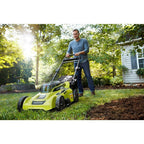 RYOBI Push Lawn Mower 20 in. 40-Volt Adjustable Cutting Height Cordless Battery