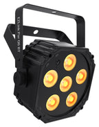 (4) Chauvet DJ Ezlink Par Q6 BT Wireless RGBA Bluetooth Wash Lights+Club Table