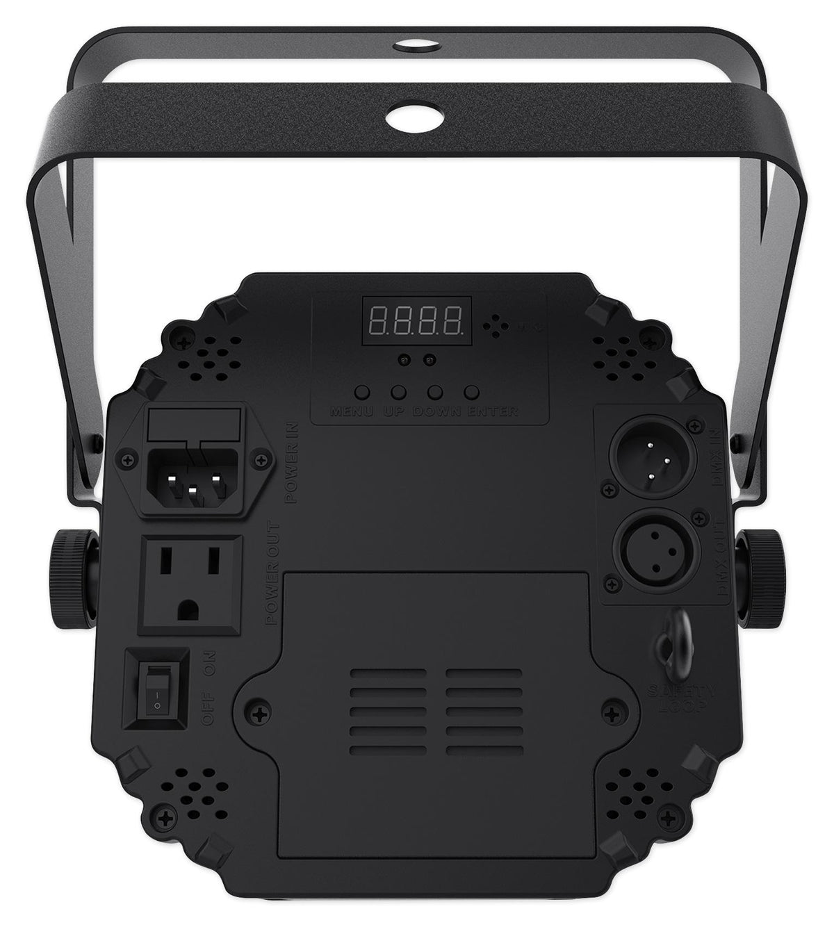 (4) Chauvet DJ Ezlink Par Q6 BT Wireless RGBA Bluetooth Wash Lights+Club Table