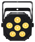(4) Chauvet DJ Ezlink Par Q6 BT Wireless RGBA Bluetooth Wash Lights+Club Table