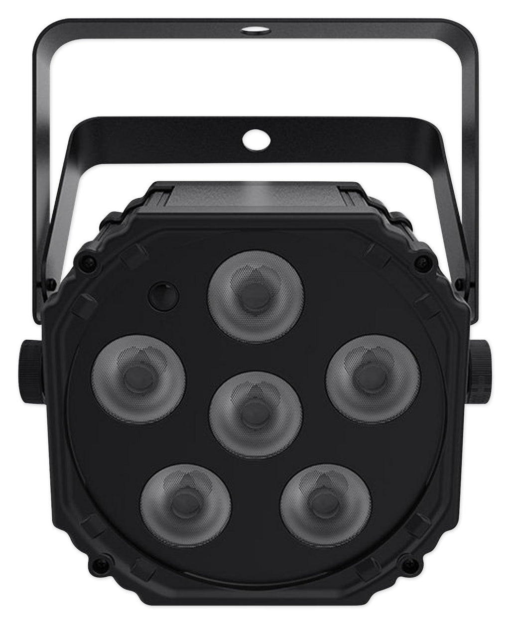 (4) Chauvet DJ Ezlink Par Q6 BT Wireless RGBA Bluetooth Wash Lights+Club Table