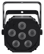 (4) Chauvet DJ Ezlink Par Q6 BT Wireless RGBA Bluetooth Wash Lights+Club Table