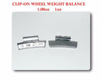 600 Pcs ZN CLIP-ON Wheel Weight  1.00oz 1oz AWZ100 oz Zing Led Free