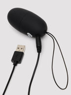 Lovehoney Secret Agent Rechargeable Remote Control Love Egg, Black | Black