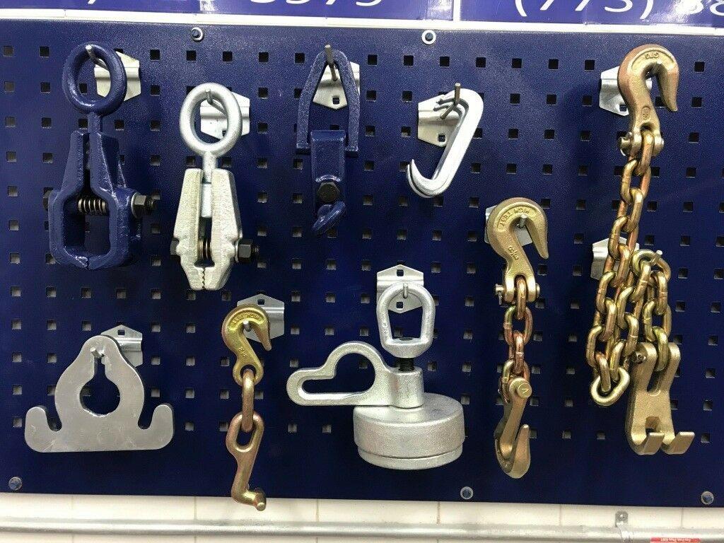 AUTO BODY FRAME MACHINE 9 PIECE TOOLS AND CLAMP CHAIN SET SPECIAL PRICING