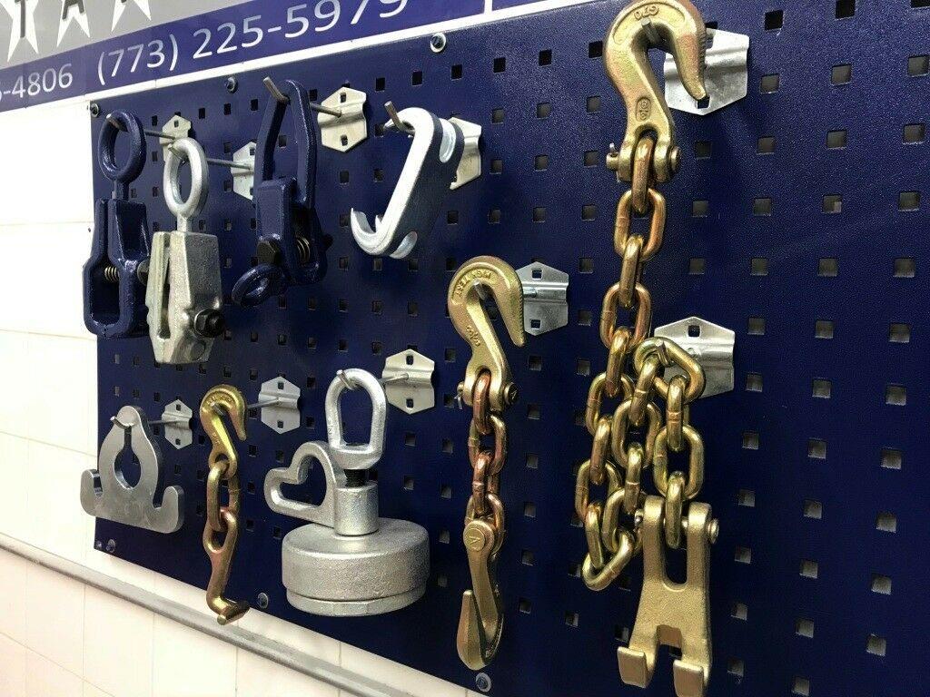 AUTO BODY FRAME MACHINE 9 PIECE TOOLS AND CLAMP CHAIN SET SPECIAL PRICING