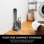 Shark IZ483H Vertex Cordless Stick Vacuum with DuoClean PowerFins, MultiFLEX, Crevice Tool, Pet Multi-Tool &amp; Anti-Allergen Brush, 120-min Runtime, Double Battery, Rosewood
