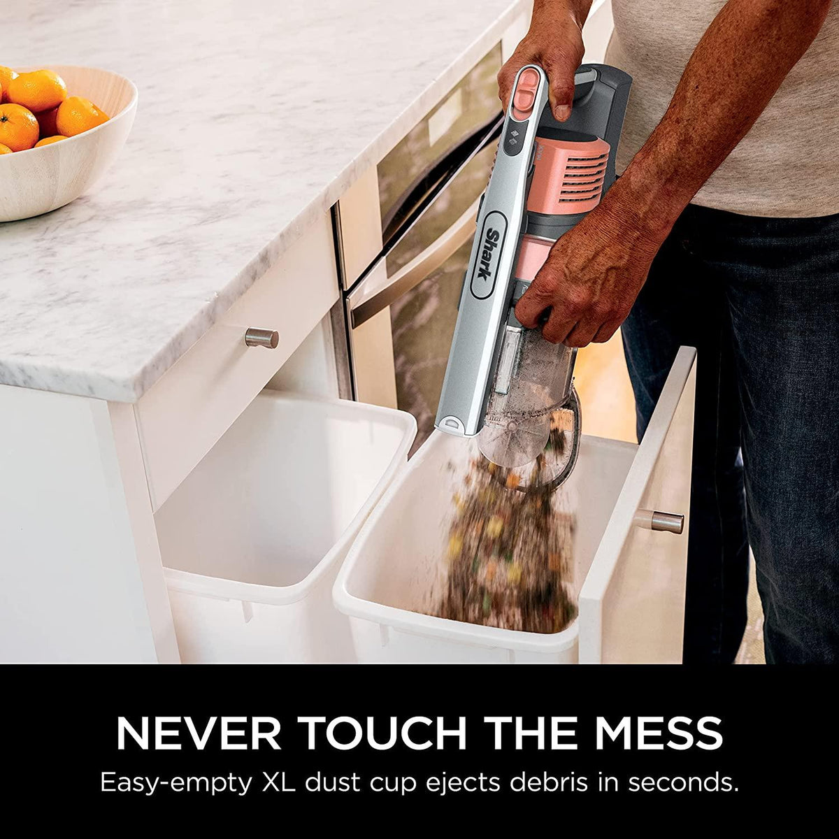Shark IZ483H Vertex Cordless Stick Vacuum with DuoClean PowerFins, MultiFLEX, Crevice Tool, Pet Multi-Tool &amp; Anti-Allergen Brush, 120-min Runtime, Double Battery, Rosewood