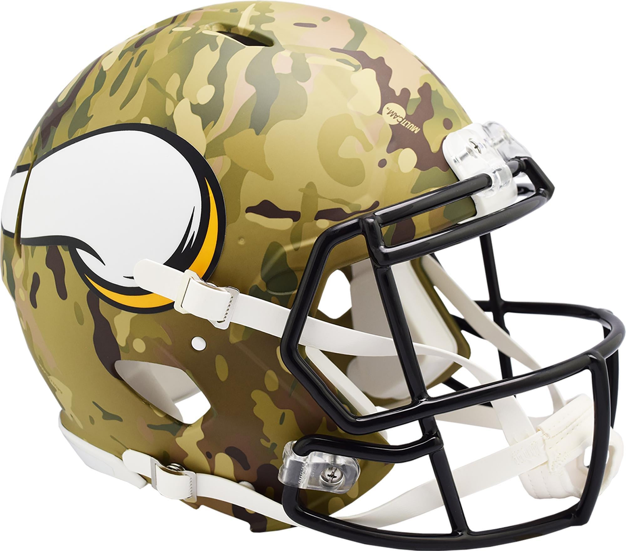 Riddell Minnesota s Camo Alternate Revolution Speed Authentic Football Helmet