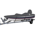 StormPro Charcoal Outboard Ski-Boat Cover Fits 18 ft. 6 in. - 19 ft. 6 in. L, Beam Width to 89 in. W (Model E2)