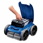 polaris sport 4wd wi-fi robotic inground swimming pool cleaner w/ caddy (used)