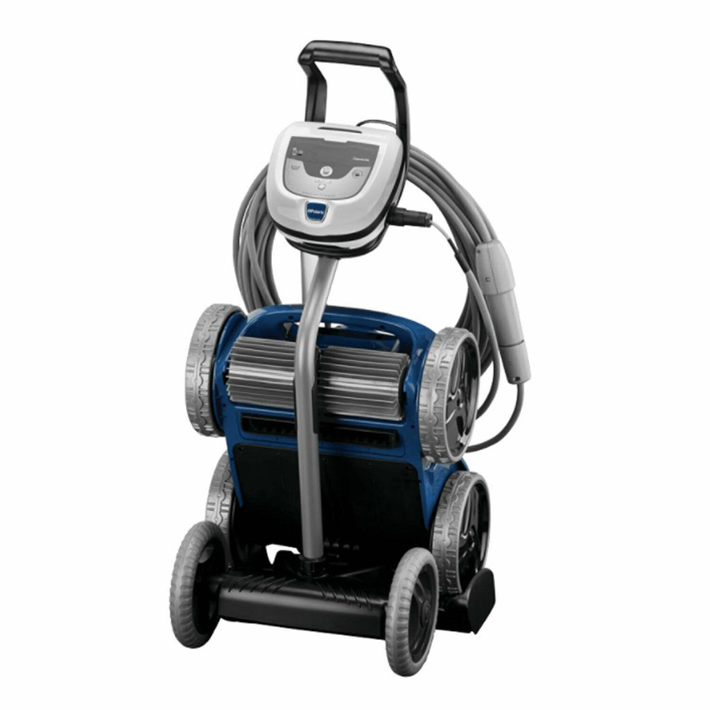 polaris sport 4wd wi-fi robotic inground swimming pool cleaner w/ caddy (used)