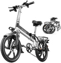 Electric Bike for Adult - 20" Thickened Tire - 280W Motor - 15.5MPH - 10 Speed - 48V 10Ah Removable Battery - City Commuter Ebike Folding Electric Bicycle