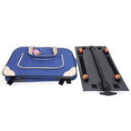 Zzyff Pet LaHidden Air Box Silent Wheel Trolley Bag High Elastic Frosted Nylon 900D Detachable 12 Kg Portable Pet Trolley Case Dog La62 35 39cm Durable