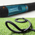 MIJPOJAN Garden Hoses Expanding, 60m Hose Upgraded Expandable Garden Hose Fittings The Ultimate No-Kink Flexible Water Hose 9 Function Spray Included (200 FT, Green/Black)