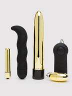 Lovehoney First Time Fun Vibrator Starter Kit (4 Piece), Gold | Gold