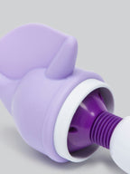 Wand Essentials Flutter Tip Clitoral Wand Attachment, Purple