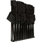 13.5 ft. Black Portable 8-Seater Folding Team Sports Sideline Bench (Attached Cooler)
