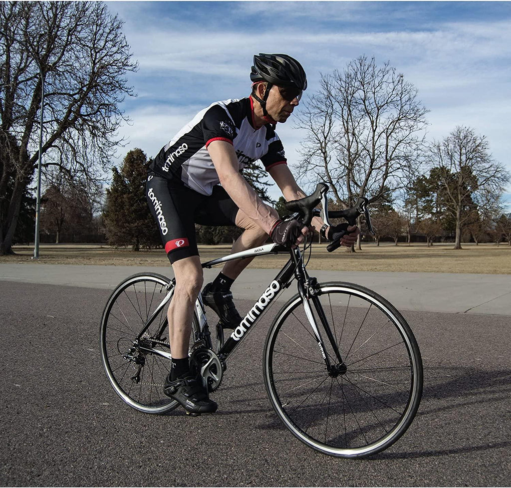 Tommaso Imola Endurance Aluminum Road Bike,  Claris R2000, 24 Speeds, Black, White, Burnt Orange