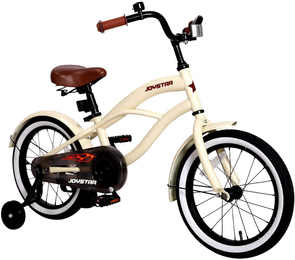 JOYSTAR 12" 14" 16" Kids Cruiser Bike with Training Wheels for Ages 2-7 Years Old Girls &amp; Boys, Toddler Kids Children Bicycles