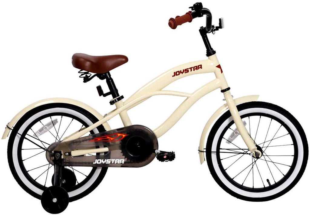 JOYSTAR 12" 14" 16" Kids Cruiser Bike with Training Wheels for Ages 2-7 Years Old Girls &amp; Boys, Toddler Kids Children Bicycles