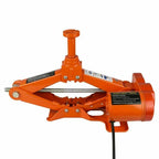 Electric Jack 12V Solid 43.5cm Height 3Ton Car Rolling Scissor Tire Repair Tool