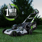 21-Inch Electric Lawn Mower, Self-Propelled Cordless, Includes 56V 6.0Ah Battery and 320W Charger (LM2114SP) Plus Extra 21" Mower High-Lift Blade (AB2103)