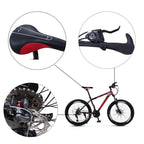 Mad Hornets Red and Black MTB Mountain Bike 26 In. Wheels, 21 Speed Disc Bicycle Unisex Adult