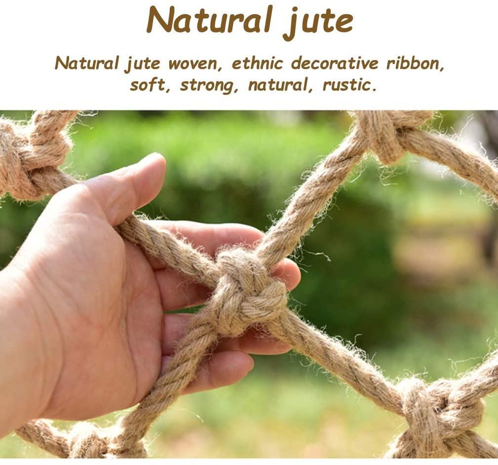 Children protective netting Outdoor Protection Safe Net Fence Climbing Safety Decor Rope Nets Truck Cargo Decoration Netting, Patios Balcony Railings Stairs Playground Children Indoor Ceiling 12cm Mes