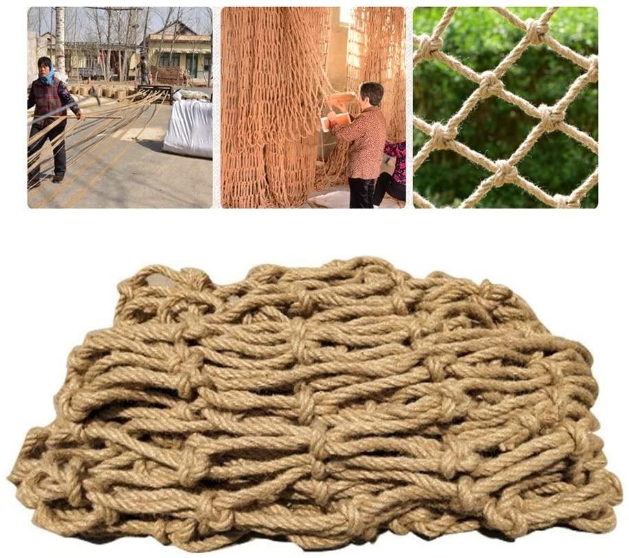 Children protective netting Outdoor Protection Safe Net Fence Climbing Safety Decor Rope Nets Truck Cargo Decoration Netting, Patios Balcony Railings Stairs Playground Children Indoor Ceiling 12cm Mes