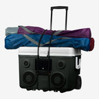 KoolMax 40 Qt. Gray Wheeled Cooler, Bluetooth PA System and Power Station