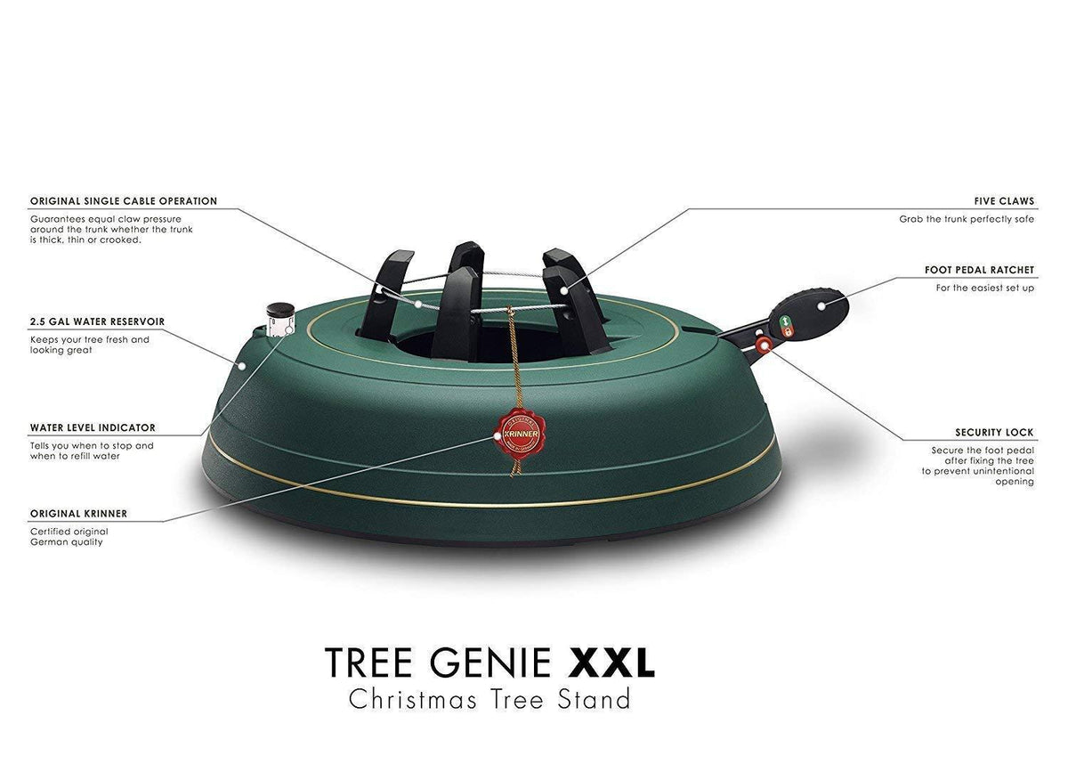 Krinner (#94750-EA) Christmas Tree Stand, Tree Genie XXL Deluxe