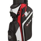 Ram Golf Premium Cart Bag with 14 Way Molded Organizer Divider Top Black Red