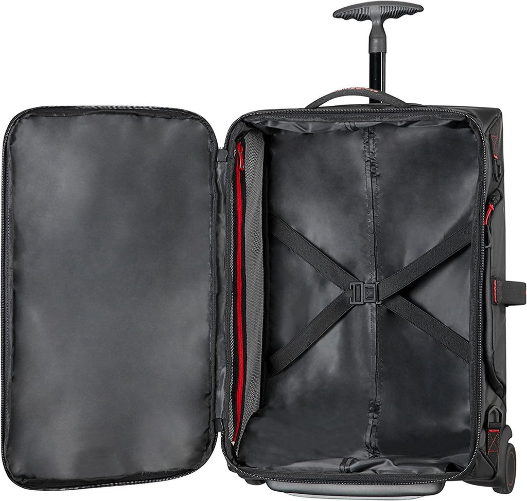 Paradiver Light Duffle with wheels Strictcabine, 55 cm, 48,5 L, Black