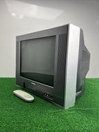 toshiba 14af46 14” crt tv for retro gaming component s-video/remote