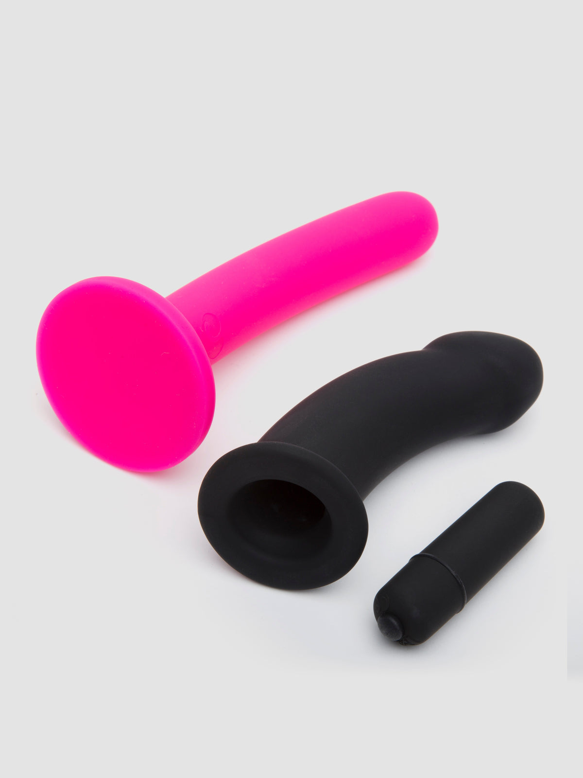 Lovehoney Double Up Vibrating Dual Penetration Strap-On Kit, Black