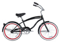 Micargi 20 In. Famous Kid's Size Bike Cruiser, Black, White and Red
