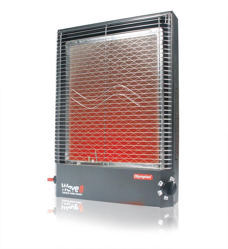 Camco Olympian Wave-8 8000 BTU LP Gas Catalytic Heater for RV, | Multicolor (57351)