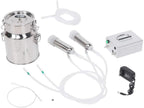 taidda milking machine, portable 5l mini electric pulsation milking machine milker livestock husbandry and breeding machine for cows sheep#2